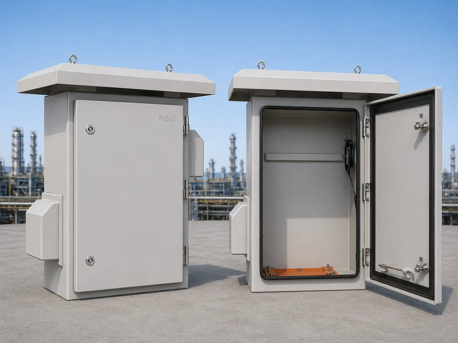 GRP PLC Enclosures - advanced GRP PLC Enclosures specifically designed to house Programmable Logic Controllers (PLCs), remote I/O systems, communication equipment, industrial controllers, and automation hardware.