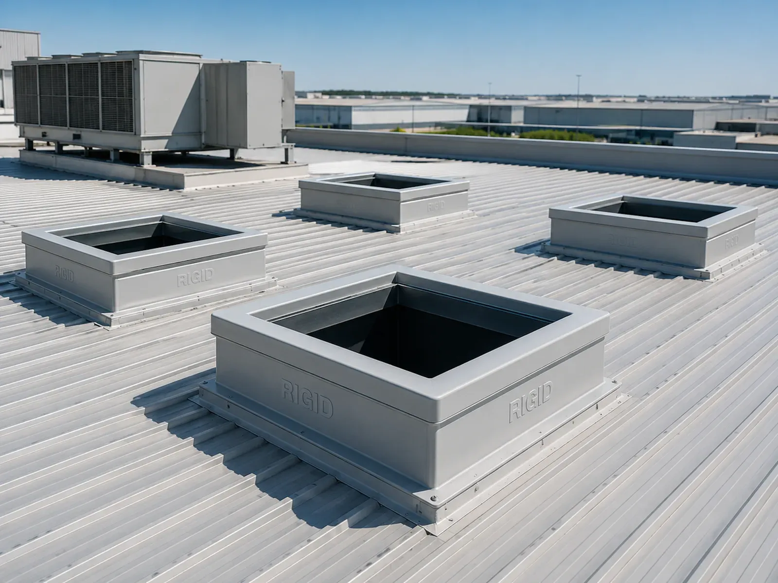 GRP Roof Curbs - robust GRP roof curbs designed for supporting HVAC units, exhaust systems, ventilation equipment, cable penetrations, and rooftop infrastructure.