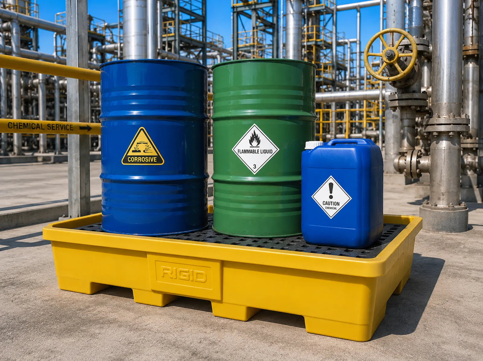 GRP Chemical Spill Trays