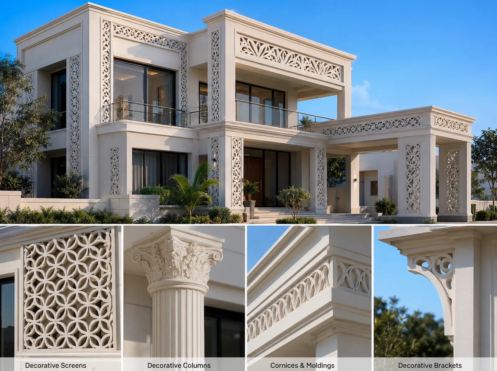 GRP Decorative Features