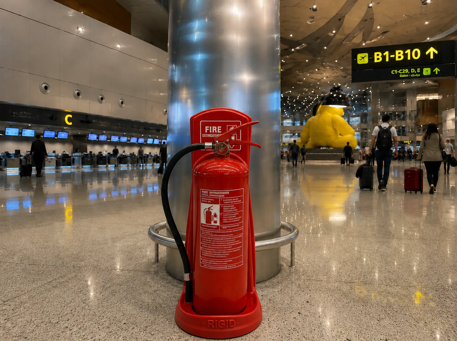 GRP Fire Extinguisher Stands
