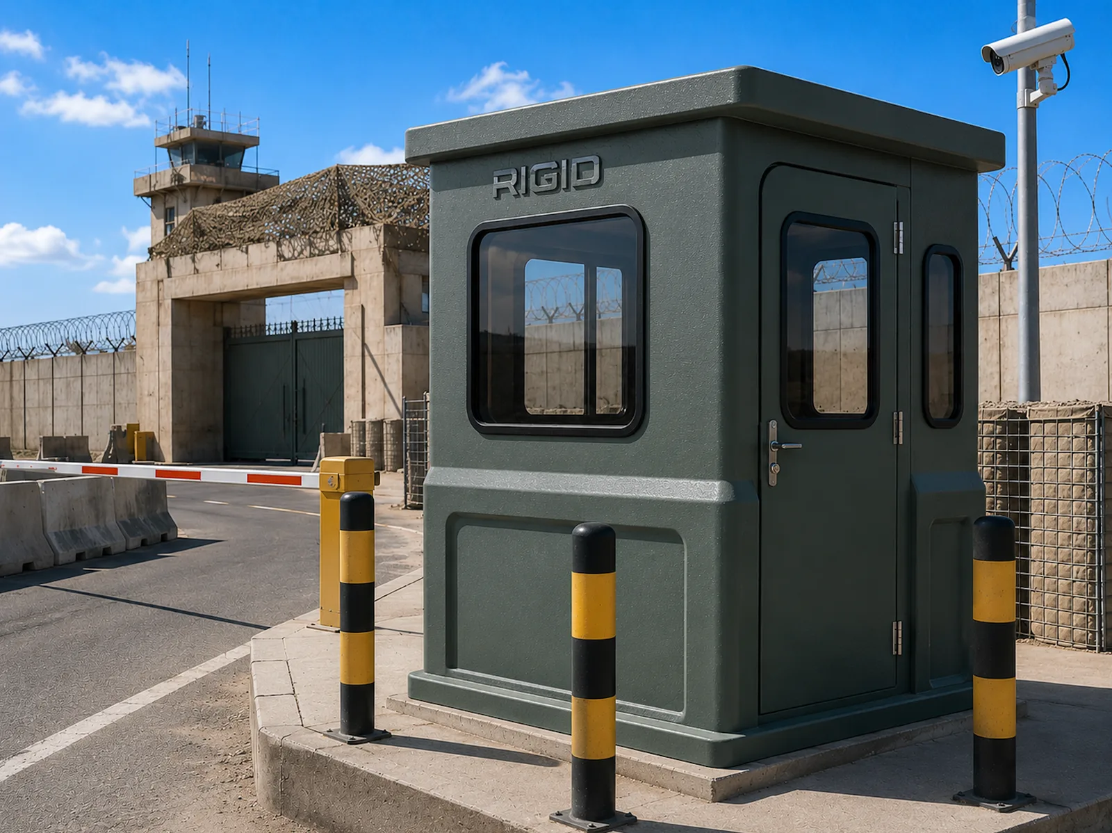 GRP Guard Houses & Security Cabins