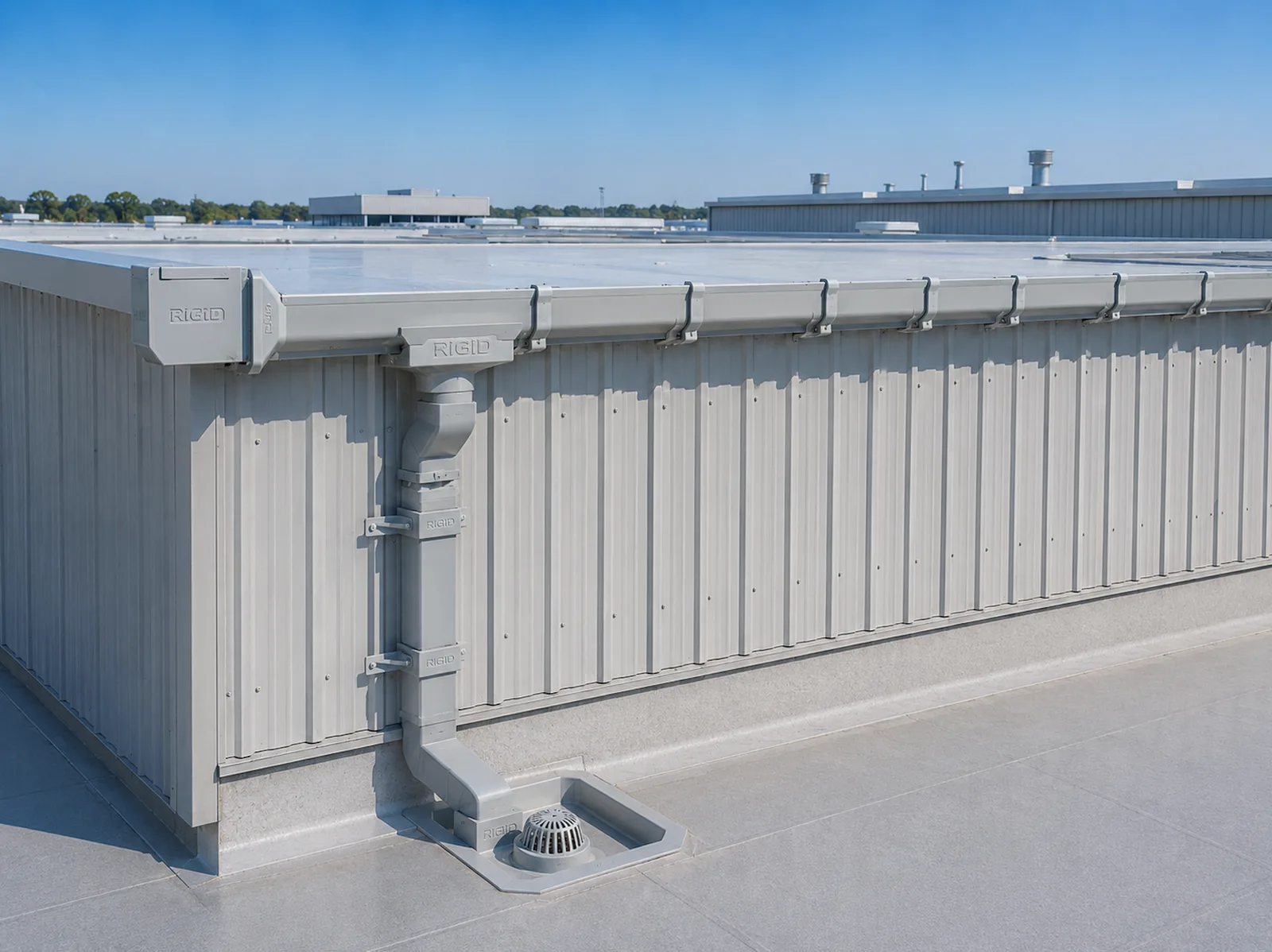 GRP Roof Drainage Systems