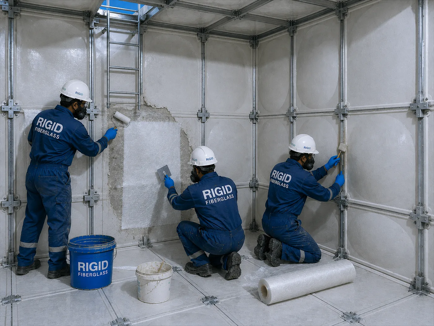 Maintenance & Repair Services by RIGID Fiberglass in Qatar